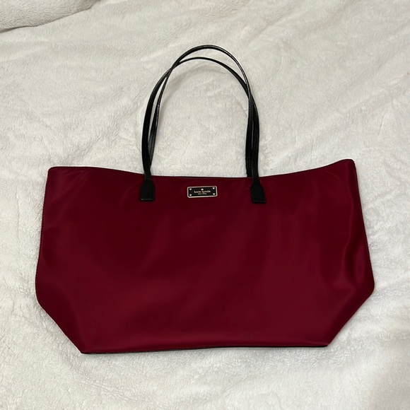 Maroon Kate Spade Large Tote - Picture 1 of 8